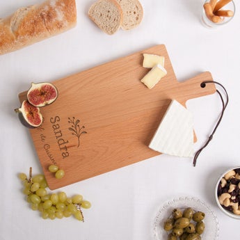 Wooden serving platter - Beech wood - Rectangular - Portrait (M) Wooden serving platter - Beech wood - Rectangular - Portrait (M)