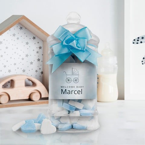 Baby Blue: Heart Sweets in Baby’s Bottle
