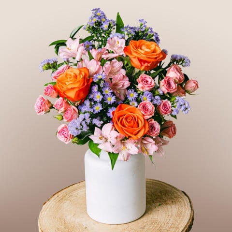 Extra Smiles: Roses and Asters