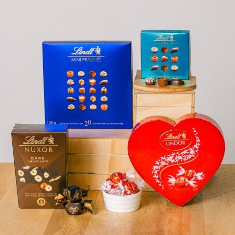 Product photo for Sweet Treasure: Lindt chocolate assortment