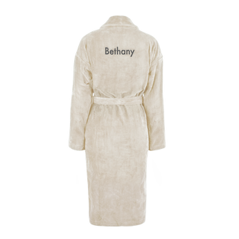 Bathrobe - Women - Beige S/M Bathrobe - Women - Beige S/M
