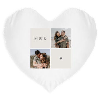 Cushion – Heart-shaped (with stuffing) Cushion – Heart-shaped (with stuffing)